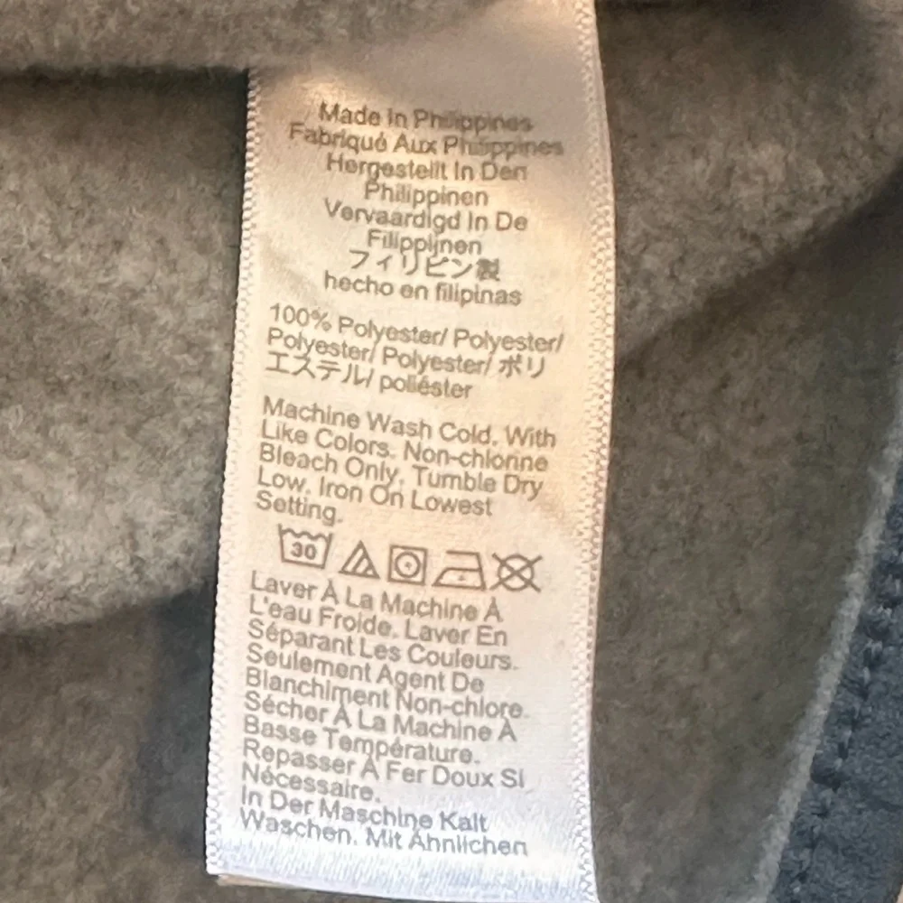J. Crew Authentic Fleece Quarter Zip Pullover Sweater with Contrast Trim